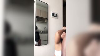 I entice my friend in the kitchen to suck his massive knob -amateur couple- nysdel
