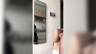 I entice my friend in the kitchen to suck his massive knob -amateur couple- nysdel