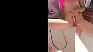 Kinky Extreme Girls Foot Masturbation, Twat Soaked Foot Licking, and Lesbian Sex-toy Screwing