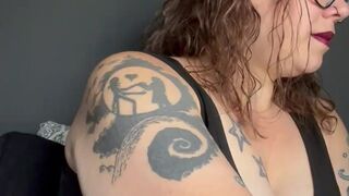 BBW stepmom MILF bake 420 JOI cum with me