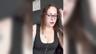 BBW stepmom MILF bake 420 JOI cum with me