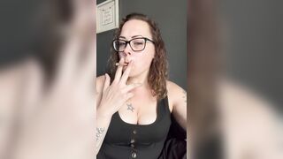 BBW stepmom MILF bake 420 JOI cum with me