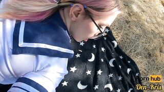 Goth-style schoolgirl loves anal sex after school.
