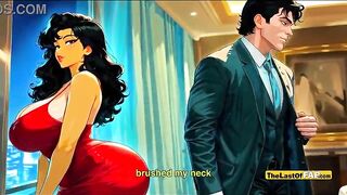 Sneaky Office Affair: Aged Wife Becomes the Prize and Gets Filled by Husband’s Rival - AI GENERATED