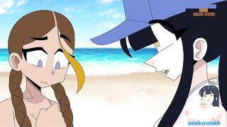 The Nudist Beach (Spanish Version) - Hagen Toons