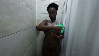 Ebony Angel Ass Clapping Massive Boobs Nipples Pierced Hot Stepdaughter In The Bathroom Stepdad Walks In This sweetheart Eagerly Supplicates Him For a Golden Shower - Mastermeat1