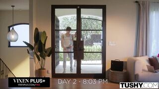 TUSHY Voluptuous Anal-Lust Angie Faith Gets Her Aperture Stretched Open In Debut