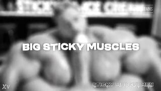 Sticky Muscle Males Day 101 Preview, Muscle Lads, Big Weenies, Big Cum Loads (AI-Generated)