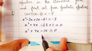 Match lec 41 - Learning new equations