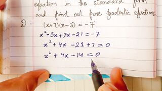 Match lec 41 - Learning new equations