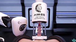 Fucking and cumming with milk machine(WEAR HEADPHONES)