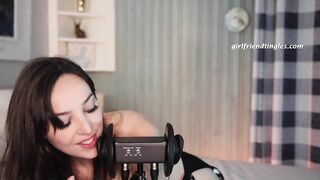 ASMR sexy girlfriend tells you how she'd suck your shlong JOI & OBSCENE TALK