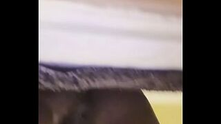 Hot golden-haired nasty ebony angel with creamy soaked snatch - SOLO -