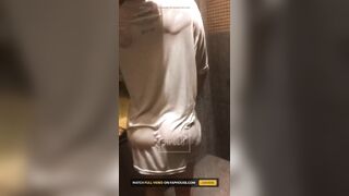 Big Ass Blonde Showing off Below the Shower in My T-shirt