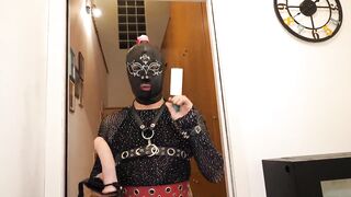Behind the Scenes of sissy Katryn with a Mop in the Butt