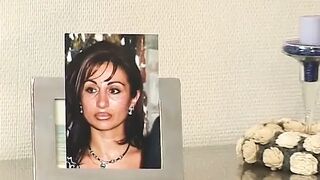 Dark haired MILF with big titties gets snatch licked and screwed