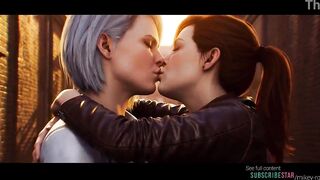 AI grok video lesbian videogame MJ x Silver Sable Spider-Dude Playstation 4