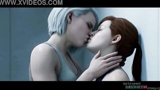 AI grok video lesbian videogame MJ x Silver Sable Spider-Dude Playstation 4