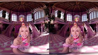 Kay Enjoyable As Princess Peach Fucking In XXX SUPER MARIO BROS VR Porn