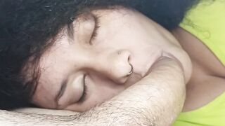"Ultimate Rough Slo-Mo Oral job Ends In Excessive Drool And Ribald Facial Close Up"