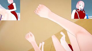 Futanari Sakura, Tsunade, Mei Hunk Taker POV