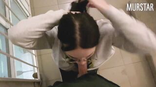 This sweetheart answered for her words and sucked the bully