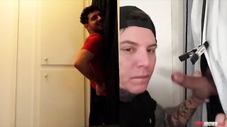 Straight Bro Gloryhole first Time
