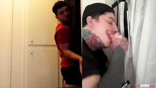 Straight Bro Gloryhole first Time