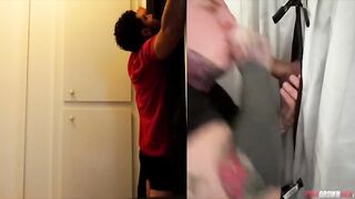 Straight Bro Gloryhole first Time