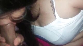 I help my stepbrother get all his semen out with a great oral sex