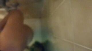Moist & Unshaven: Nicoletta’s Steamy Shower Routine & Dense Curly Body Tease (Natural Wet POV)