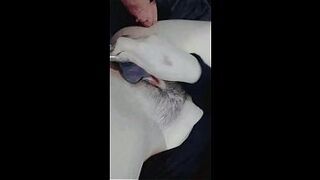 Long Sexting Session with Subtitles: Skinny Punk Beauty Shows Underwear and Ends with Orgasm