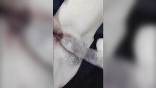 Long Sexting Session with Subtitles: Skinny Punk Beauty Shows Underwear and Ends with Orgasm