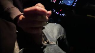 risky public handjob during the time that driving through the city