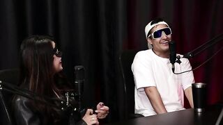 Hotwife is a lifestyle, this hottie can't imagine herself in a closed relationship, and this honey wears a mask because this playgirl works in healthcare - Kylie G & Zatch Lucky (Watch on: Sheer/Red)