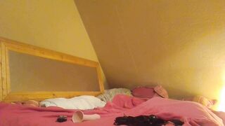 She bangs me with a belt-on sex-toy and then I finish her off with my dong