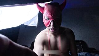 Dirty talk: my balls are full of cum and they need your charming face to drench it absolutely. eng sub