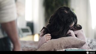 Step Daddy Freezes Stepdaughter And Bangs Her To Multiple Orgasms