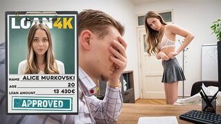 LOAN4K. An 18-year-old Russian Student shows off her Hawt skills to get a Loan