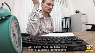 LOAN4K. An 18-year-old Russian Student shows off her Hawt skills to get a Loan