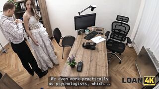 LOAN4K. An 18-year-old Russian Student shows off her Hawt skills to get a Loan