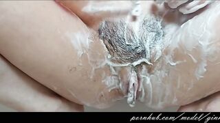 Intimate Haircut on Yiff Pubis of Russian Wicked Housewife, Hair Fetish - Ginnagg