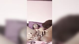 Solo - Tickling My Soaked Juicy Cunt , TASTY LET OFF! Happy Ending