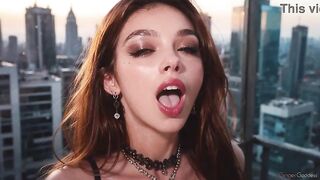 Luxury ginger floozy with taut cunt gets banged.[AI]