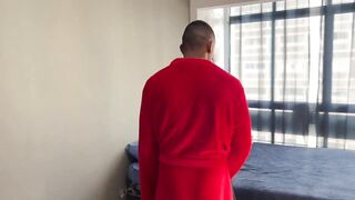 My hot neighbor called me early this morning, horny as hell, wanting to get laid (COMPLETE IN RED)