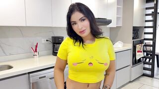 I dare you not to cum with this movie scene!! Morning screw in POV with lewd roomate with hard weenie