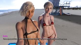 My Hotwife - Gameplay - Roleplay - Wife and Her Friend Shares BBC at Beach