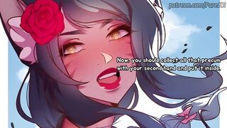 Ahri teaches you how to cook a delightsome dinner (Double CEI JOI)