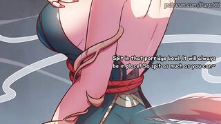 Ahri teaches you how to cook a delightsome dinner (Double CEI JOI)