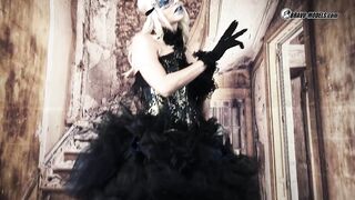 412 Lena Love Black and Blue Venice Mask Costume